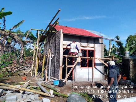 Album : PEMBANGUNAN GEDUNG POSYANDU RW 03 50 PERSEN